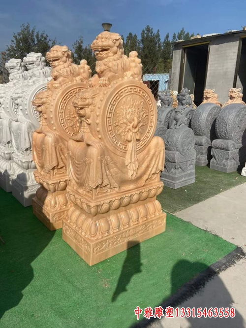 石雕小狮子 漯河青石雕塑狮子图片