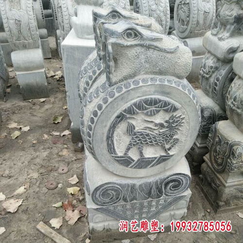 仿古抱鼓石 阿拉善盟石雕雕塑抱鼓石厂
