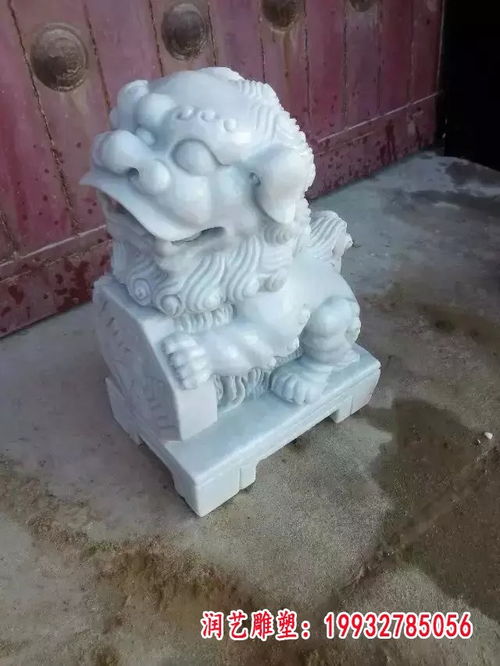 雕塑石雕狮子 昆明石材狮子雕塑厂