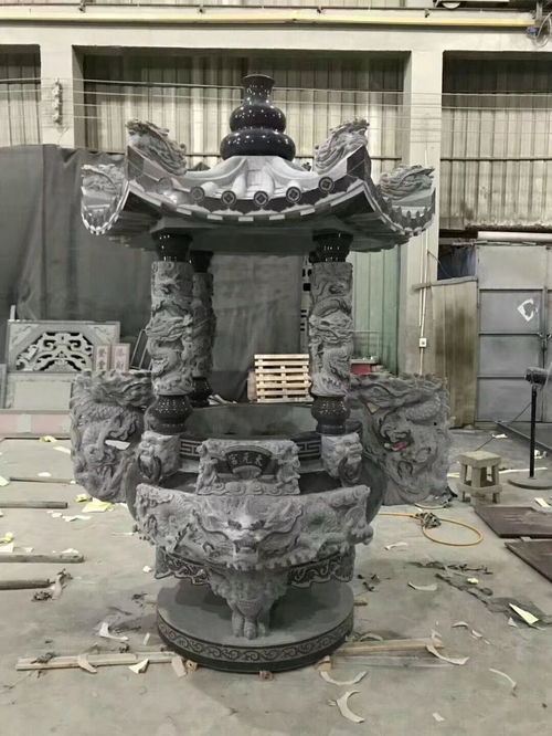石材香炉 花岗岩香炉 青石石雕香炉
